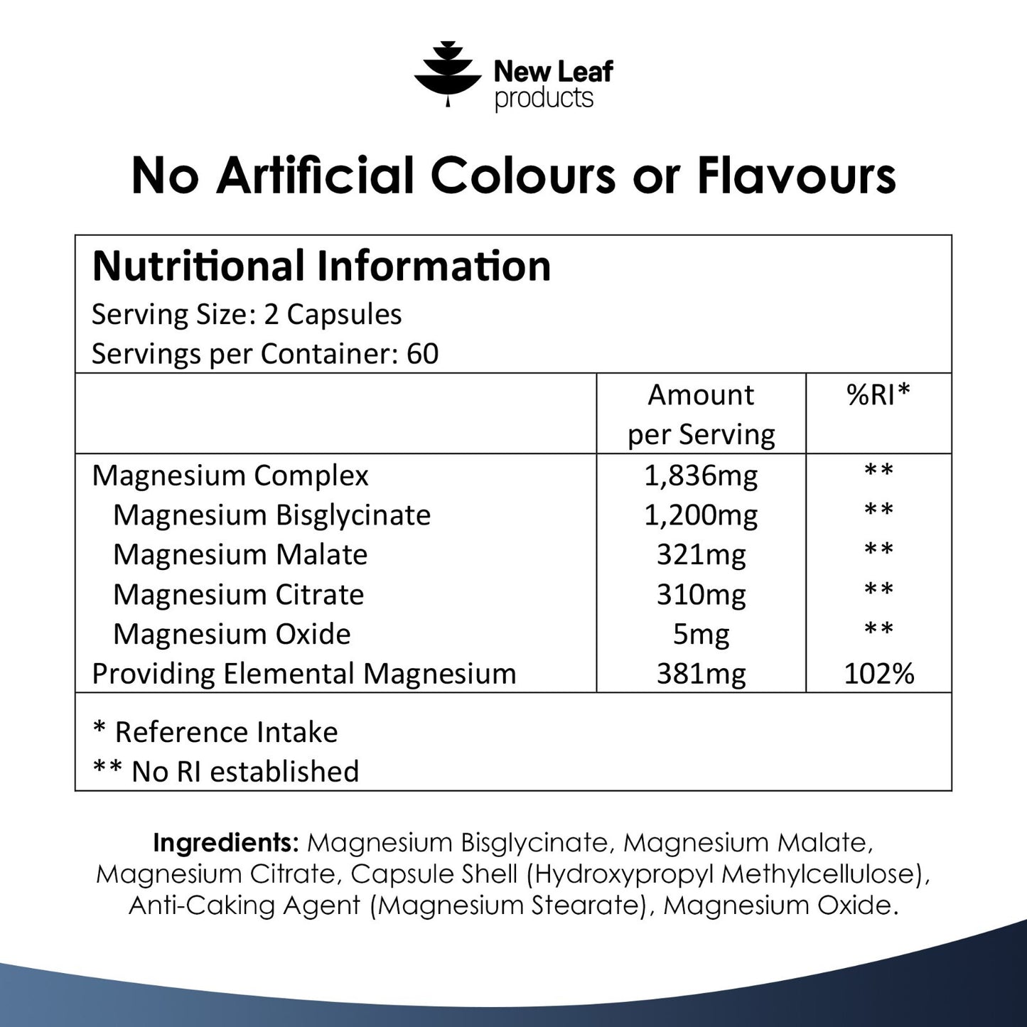 Magnesium Glycinate 4-In-1 Complex 1836Mg - High Strength Magnesium Capsules UK