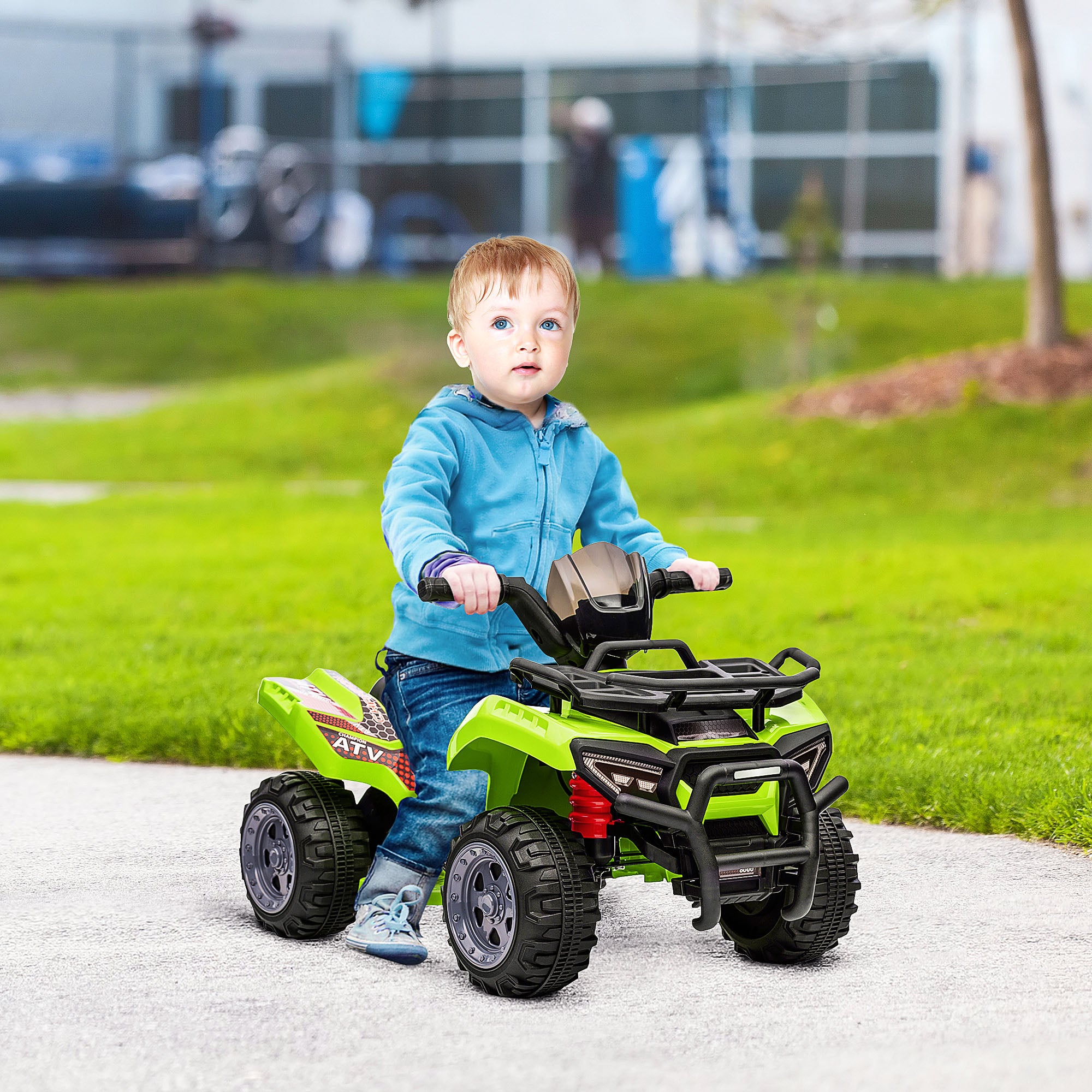 Kids Ride-On Four Wheeler ATV Car with Music for 18-36 Months