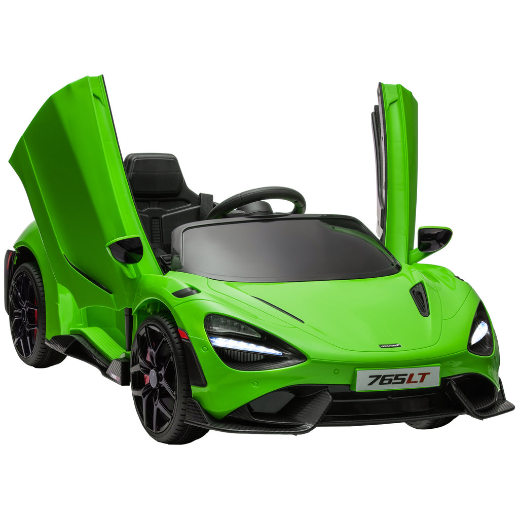 Mclaren 765LT Licensed 12V Kids Electric Ride on Car W/ Butterfly Doors