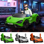Mclaren 765LT Licensed 12V Kids Electric Ride on Car W/ Butterfly Doors