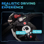 Kids Electric Motorcycle Ride-On Toy 6V Battery Music Horn Lights