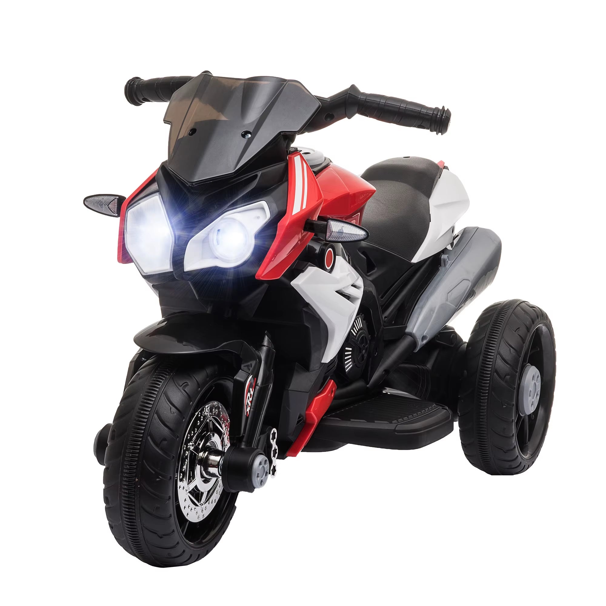 Kids Electric Motorcycle Ride-On Toy 6V Battery Music Horn Lights