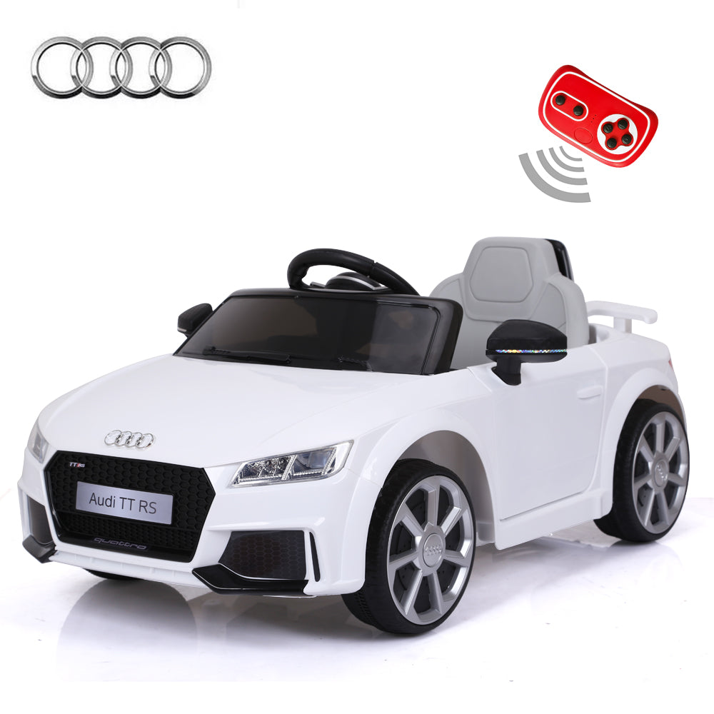 AUDI TT RS OFFICIAL LICENSED KIDS RIDE on CAR ELECTRIC TOY CAR REMOTE CONTROL