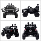 HOMCOM 12V Kids Electric Ride on Car Truck Off-Road Toy W/ Remote Control Black