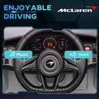 Mclaren 765LT Licensed 12V Kids Electric Ride on Car W/ Butterfly Doors