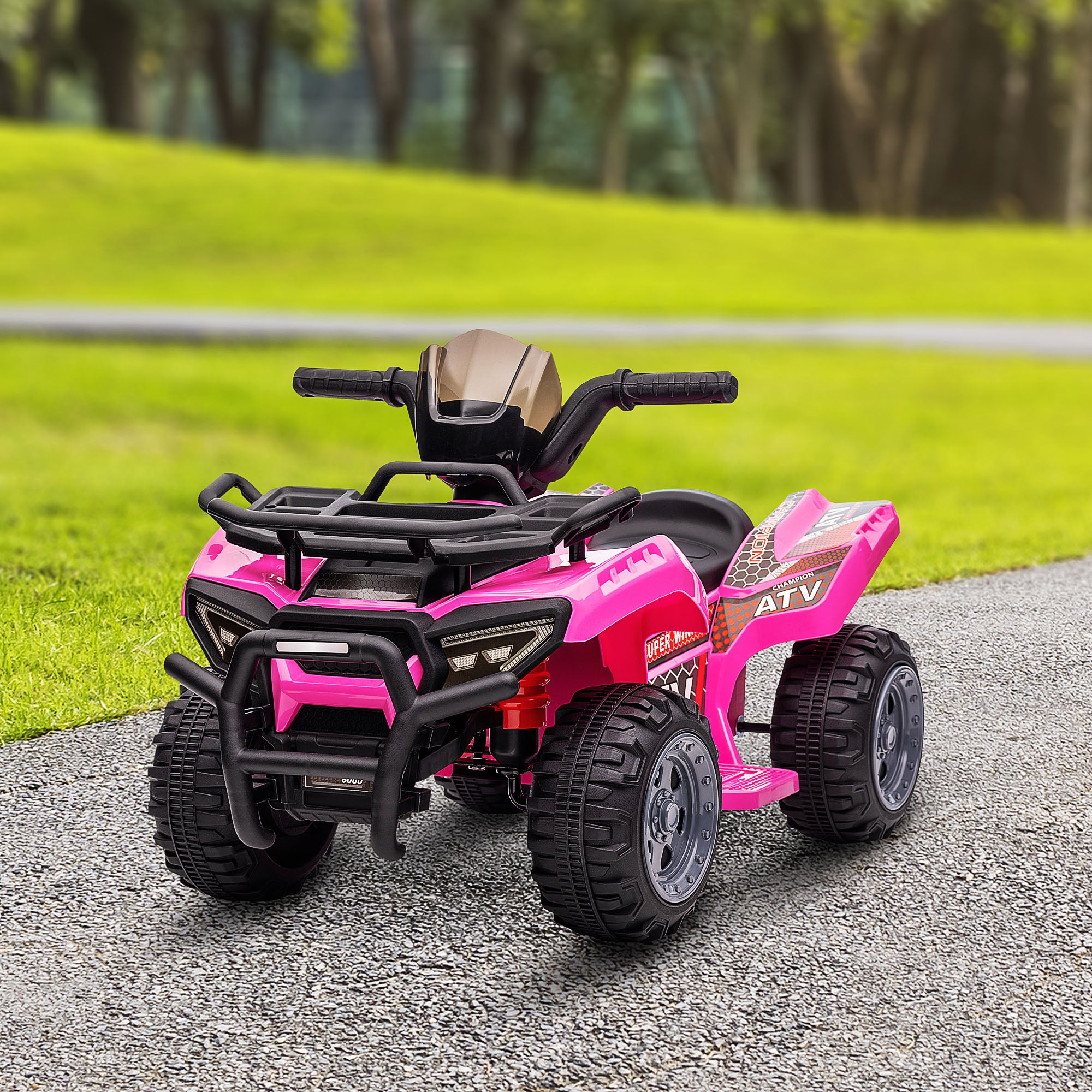 Kids Ride-On Four Wheeler ATV Car with Music for 18-36 Months