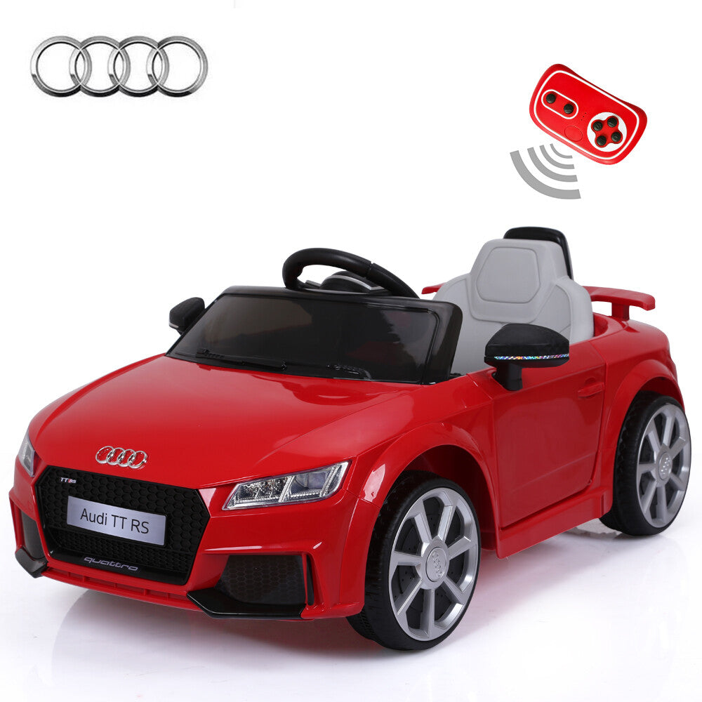 AUDI TT RS OFFICIAL LICENSED KIDS RIDE on CAR ELECTRIC TOY CAR REMOTE CONTROL