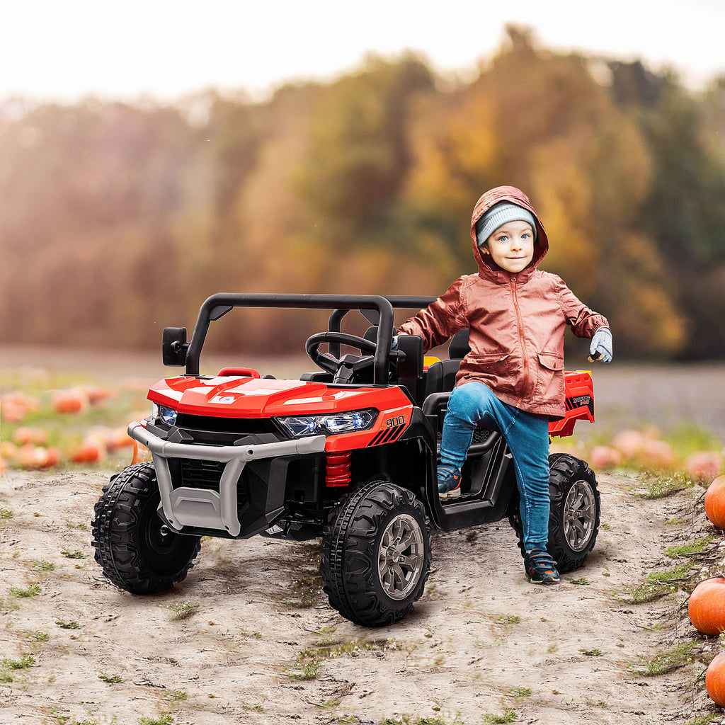 Two-Seater Kids Ride on Truck W/ Electric Bucket, Parental Remote