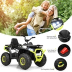 12V Kids Electric 4-Wheeler ATV Quad Ride on Car Toy Powered Electric Vehicle