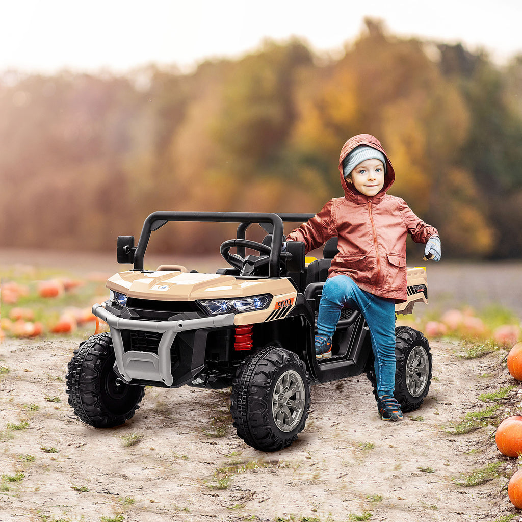 Two-Seater Kids Ride on Truck W/ Electric Bucket, Parental Remote