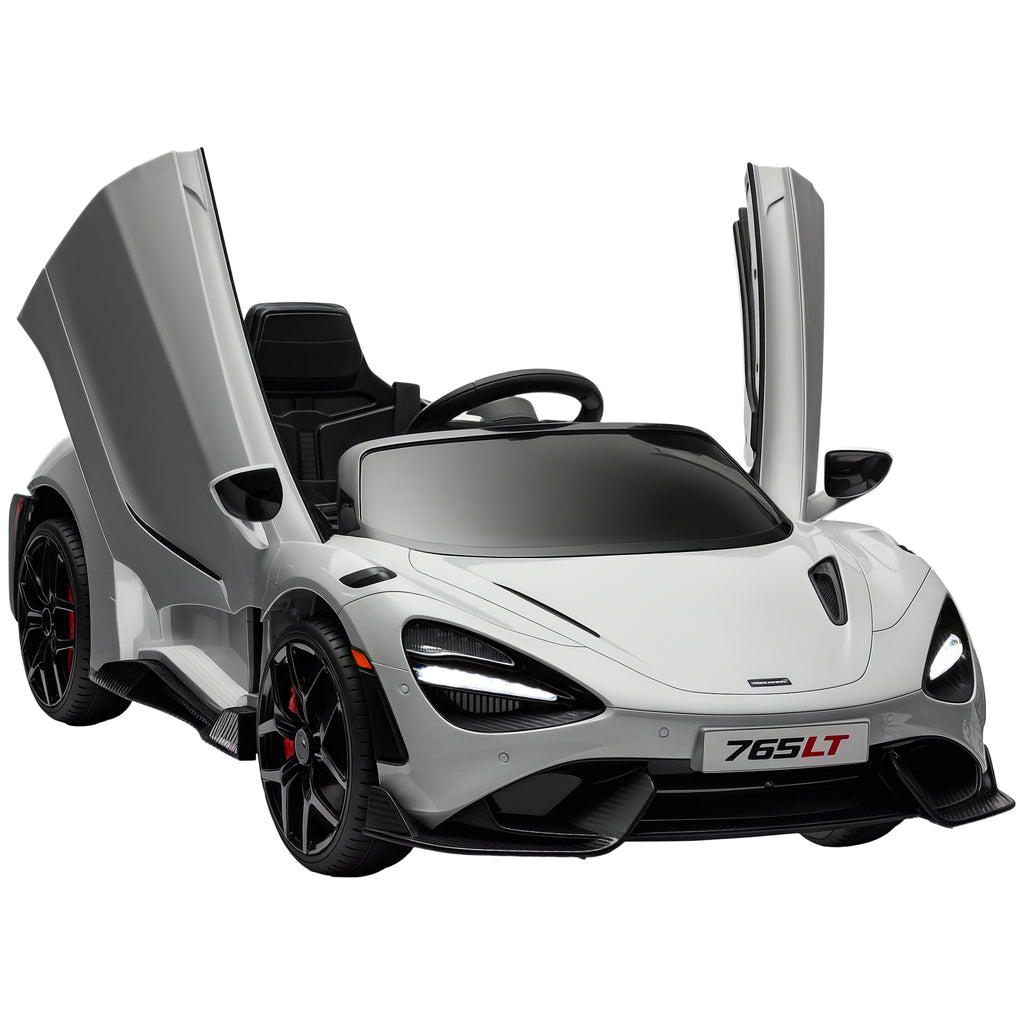 Mclaren 765LT Licensed 12V Kids Electric Ride on Car W/ Butterfly Doors