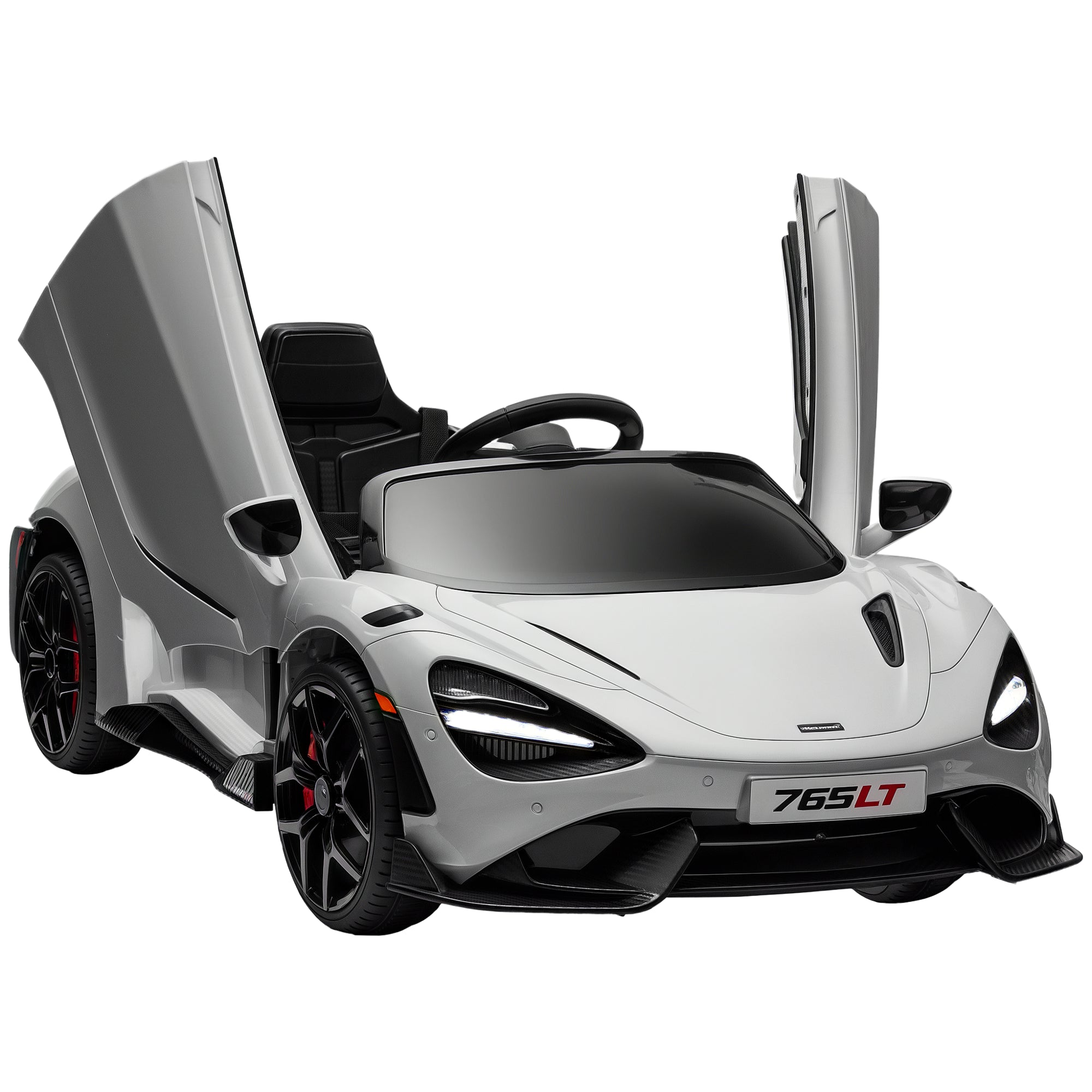 Mclaren 765LT Licensed 12V Kids Electric Ride on Car W/ Butterfly Doors