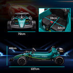 12V Aston Martin Licensed Electric Go Kart W/ 4 Suspension Wheels