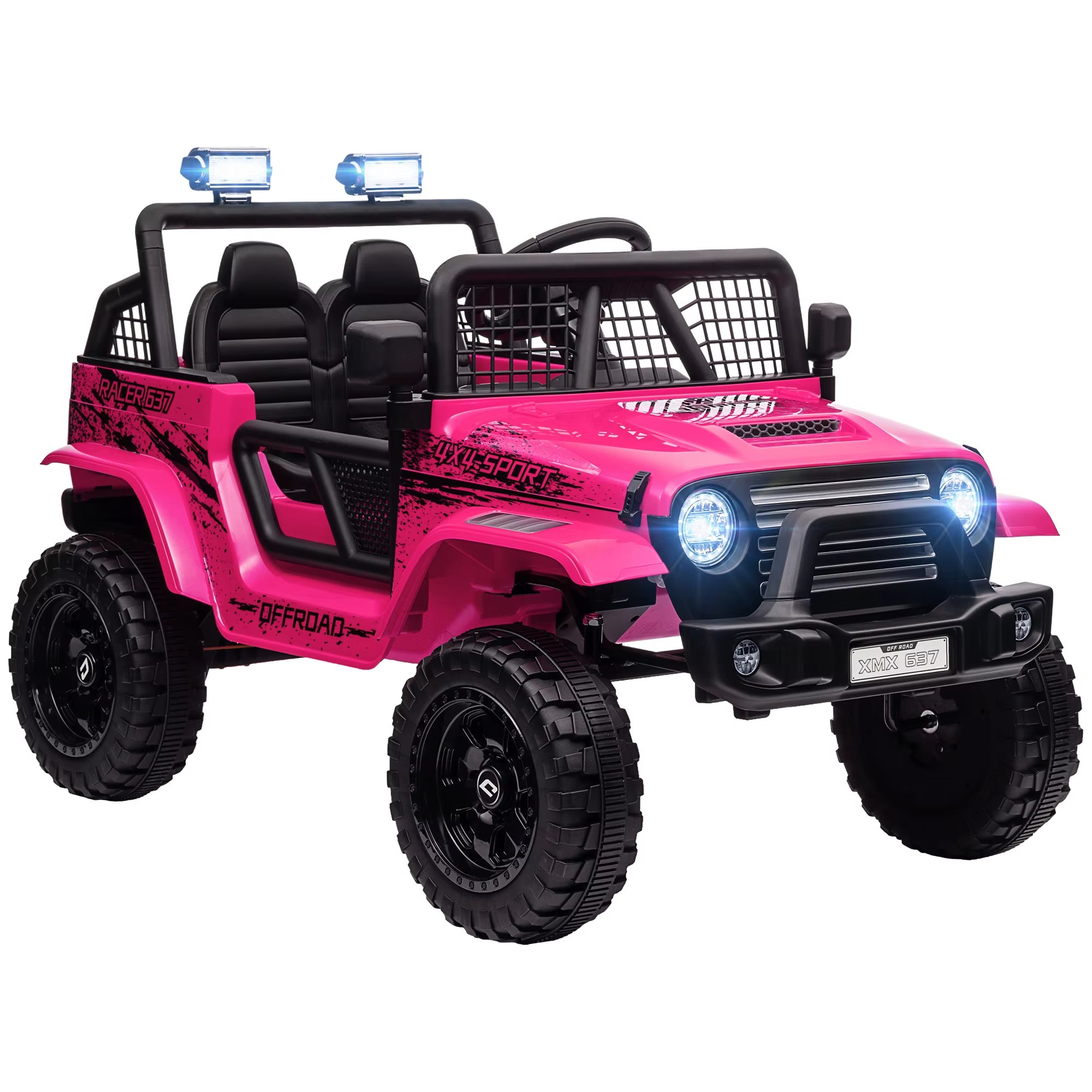 Kids Ride on Car, 12V Electric Truck W/ Suspension