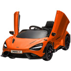 Mclaren 765LT Licensed 12V Kids Electric Ride on Car W/ Butterfly Doors