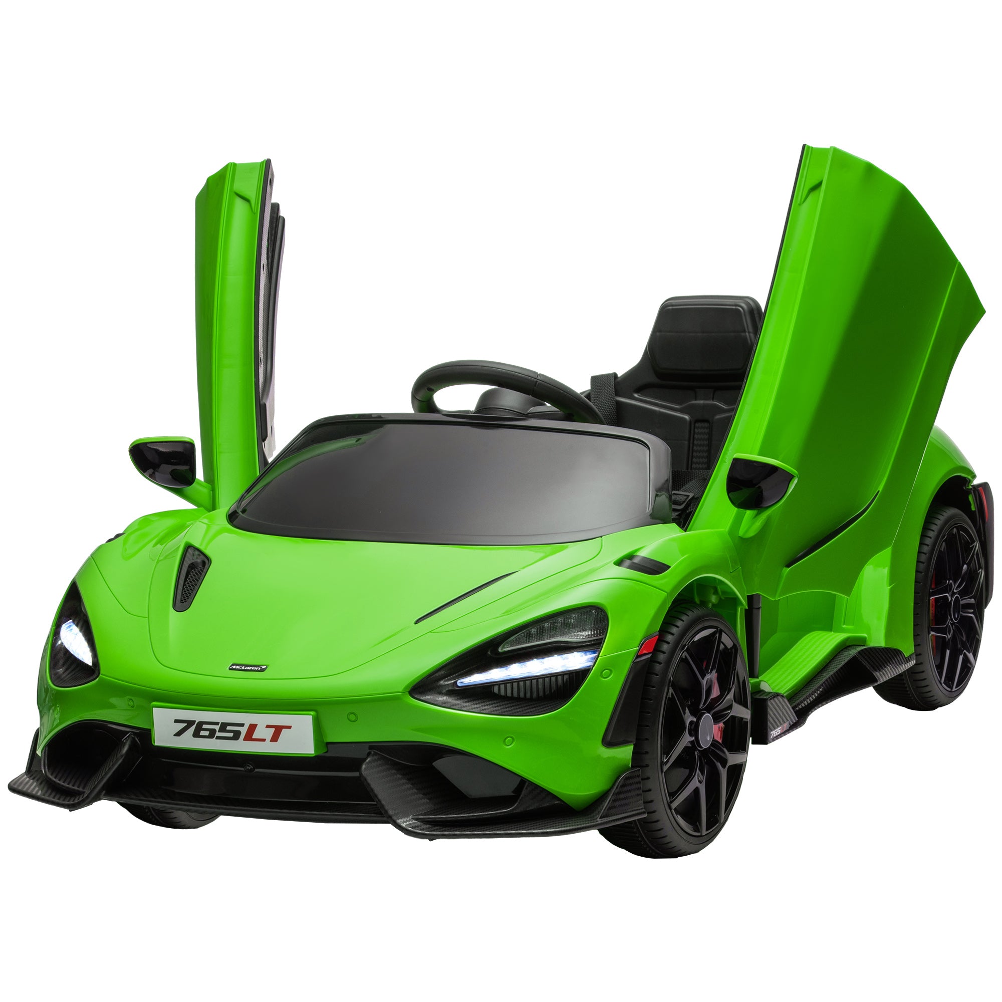 Mclaren 765LT Licensed 12V Kids Electric Ride on Car W/ Butterfly Doors