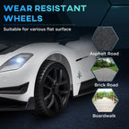 AIYAPLAY Maserati GT2 Licensed 12V Electric Ride on Car W/ Remote, White