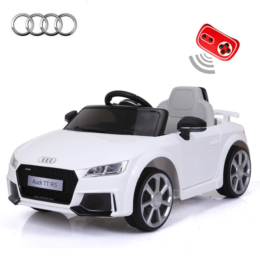 AUDI TT RS OFFICIAL LICENSED KIDS RIDE on CAR ELECTRIC TOY CAR REMOTE CONTROL