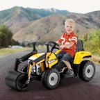 12V Battery Powered Kids Ride on Road Roller with 2.4G Remote Control