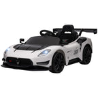 AIYAPLAY Maserati GT2 Licensed 12V Electric Ride on Car W/ Remote, White