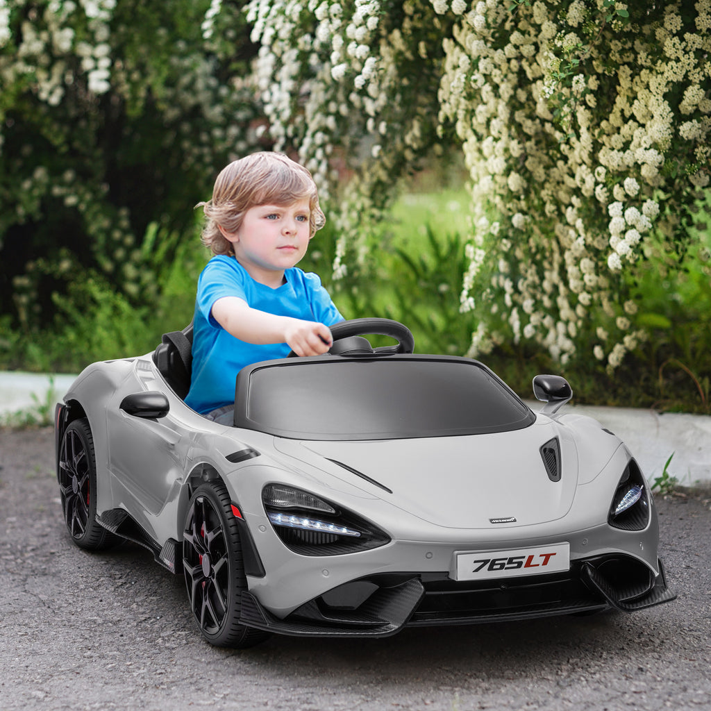 Mclaren 765LT Licensed 12V Kids Electric Ride on Car W/ Butterfly Doors