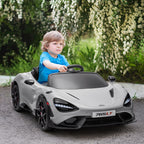Mclaren 765LT Licensed 12V Kids Electric Ride on Car W/ Butterfly Doors